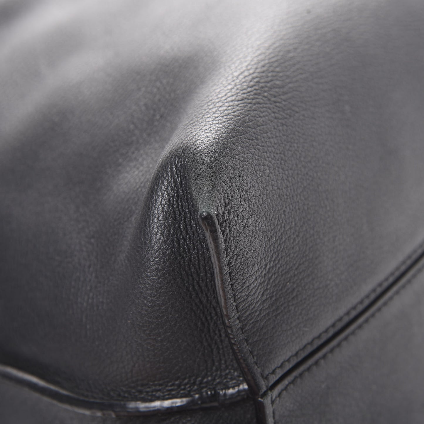 Calfskin Small Flamenco Knot Bag Black