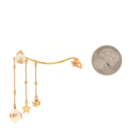 Christian Dior Pearl Perles De Desir Ear Cuff Gold White 2 of 5