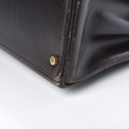 Hermes Box Kelly Retourne 28 Chocolate 44 of 45