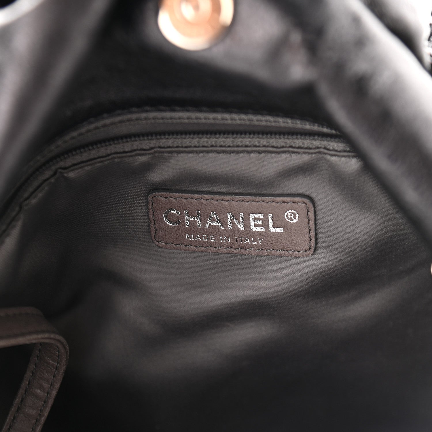 Chanel Glazed Calfskin Perforated Medium Rodeo Drive Tote Black 5 of 8