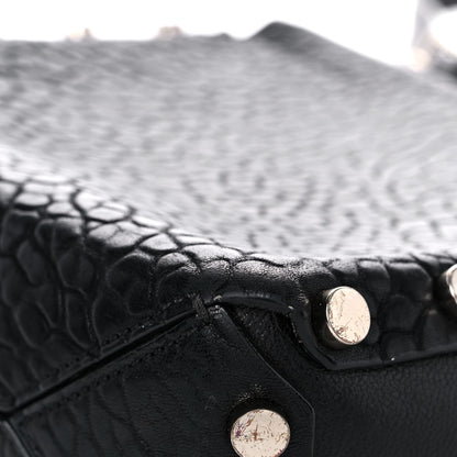 Jimmy Choo Grainy Calfskin Lockett Shoulder Bag Black 13 of 32