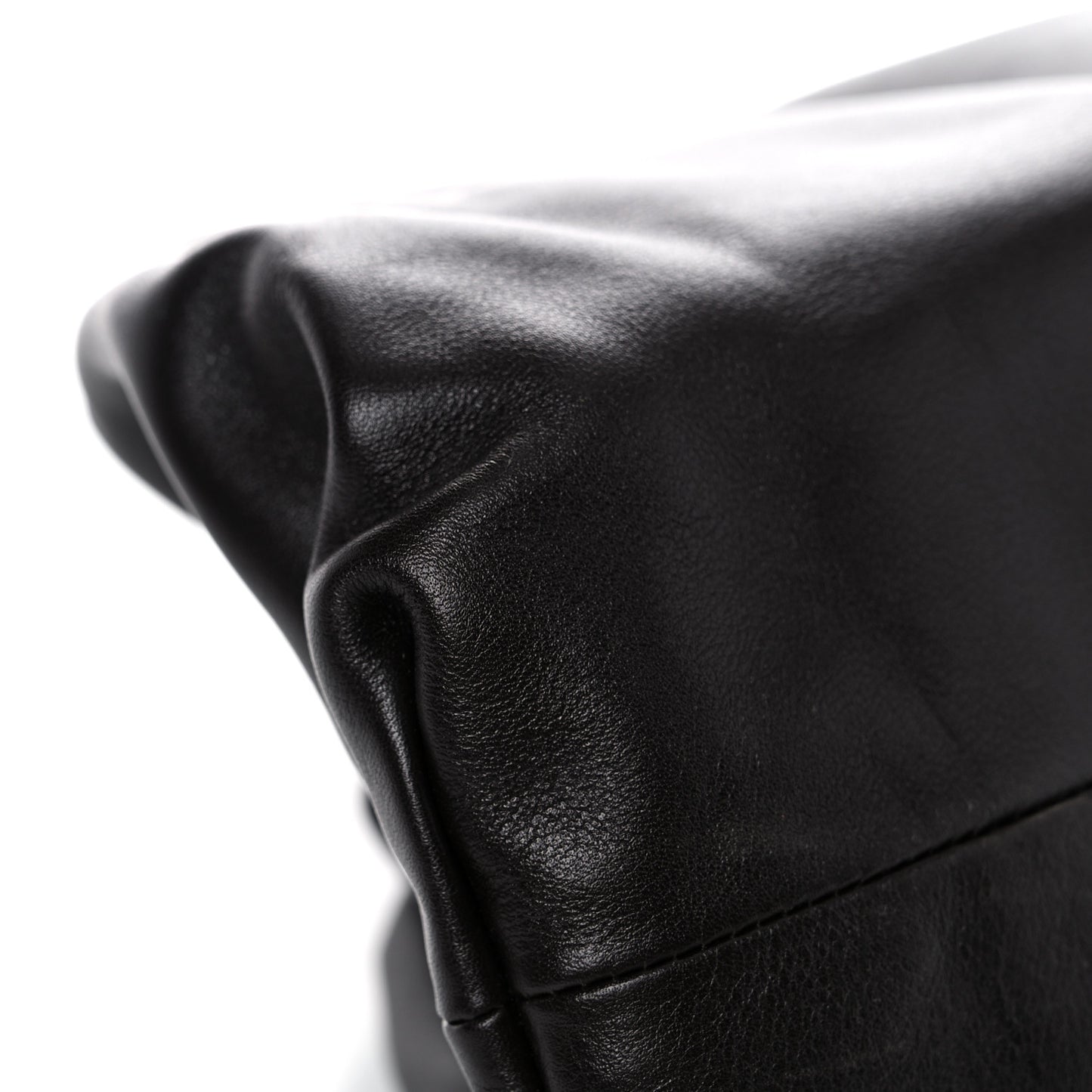 Smooth Butter Calf The Pouch Oversized Clutch Fondente