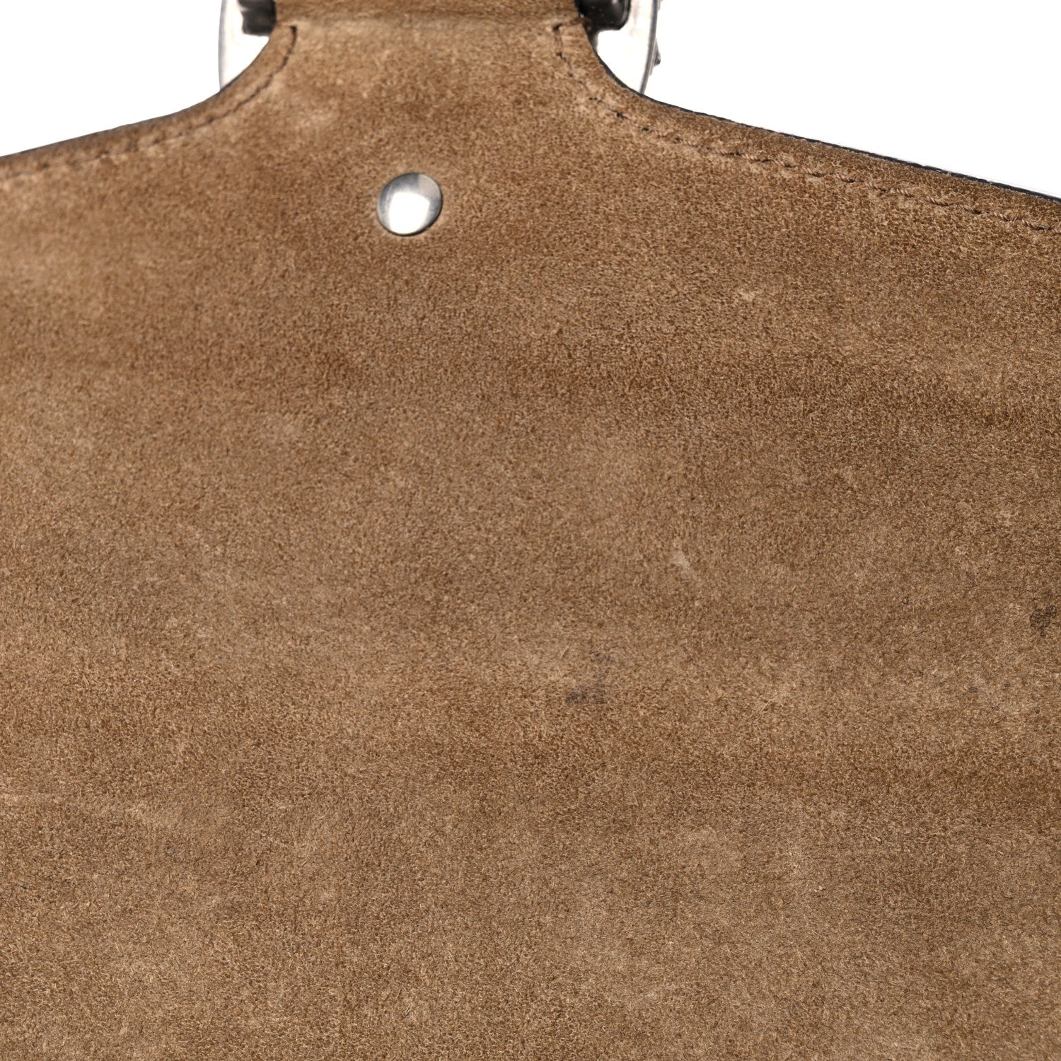 Gucci GG Supreme Monogram Suede Crystal Small Dionysus Shoulder Bag Beige Ebony Taupe 14 of 15