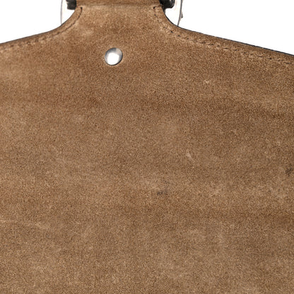 Gucci GG Supreme Monogram Suede Crystal Small Dionysus Shoulder Bag Beige Ebony Taupe 14 of 15