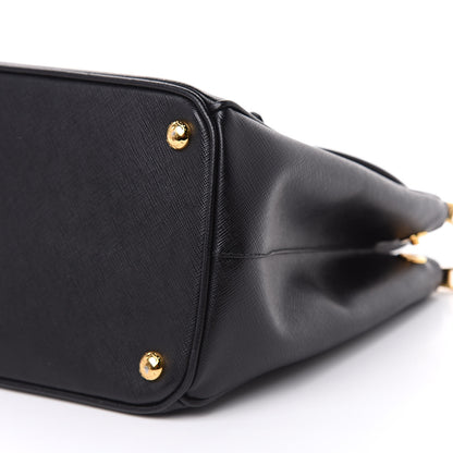 Prada Saffiano Medium Galleria Double Zip Tote Black 8 of 9