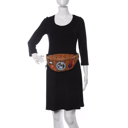MCM Visetos Hawaii Patch Small Stark Belt Bag Cognac 2 of 9