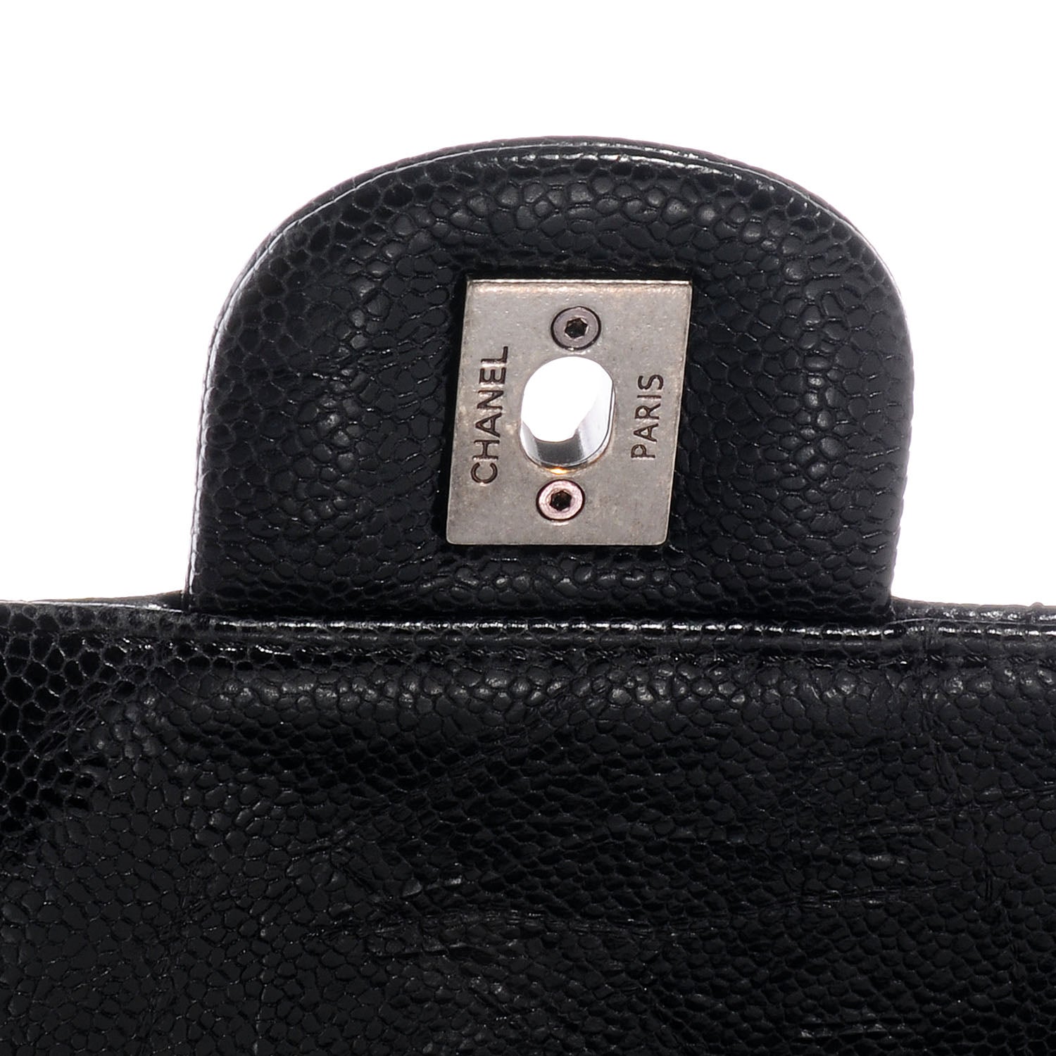Chanel Crumpled Grained Calfskin CC Crave Jumbo Flap Black 5 of 8