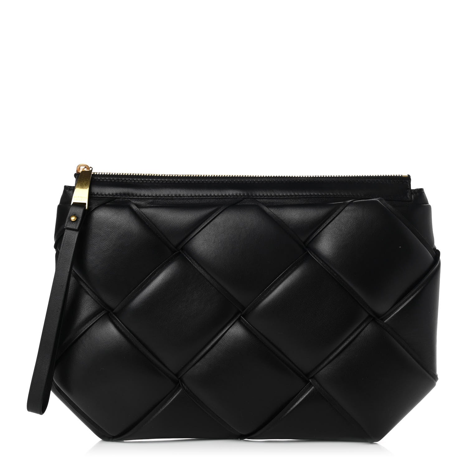 Bottega Veneta Nappa Maxi Intrecciato Padded Clutch Black 1 of 6