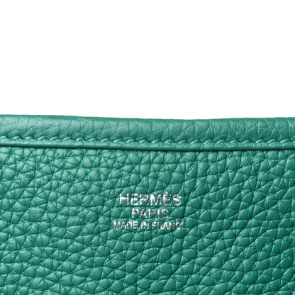 Hermes Taurillon Clemence Evelyne III PM Vert Vertigo 5 of 10