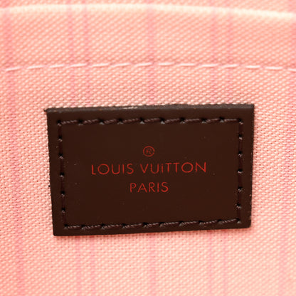 Louis Vuitton Damier Ebene Neverfull MM GM Pochette Rose Ballerine 6 of 6