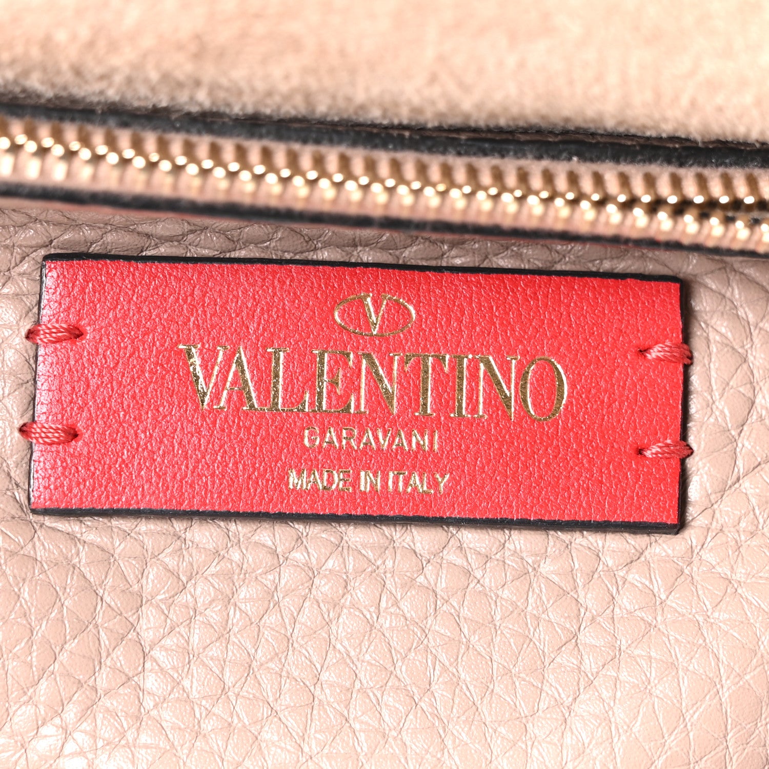 Valentino Garavani Grained Calfskin Small Rockstud Flap Crossbody Bag Poudre 5 of 8