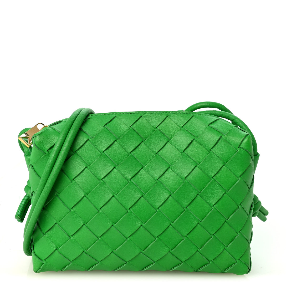 Bottega Veneta Nappa Intrecciato Mini Loop Camera Bag Parakeet 1 of 9