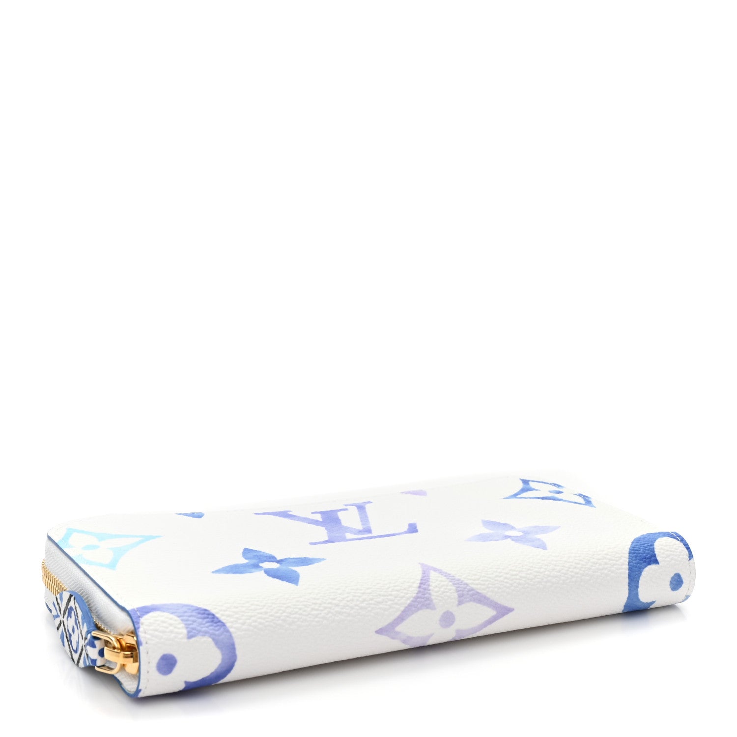 Louis Vuitton Monogram Giant By The Pool Zippy Wallet Resort Blue 4 of 12
