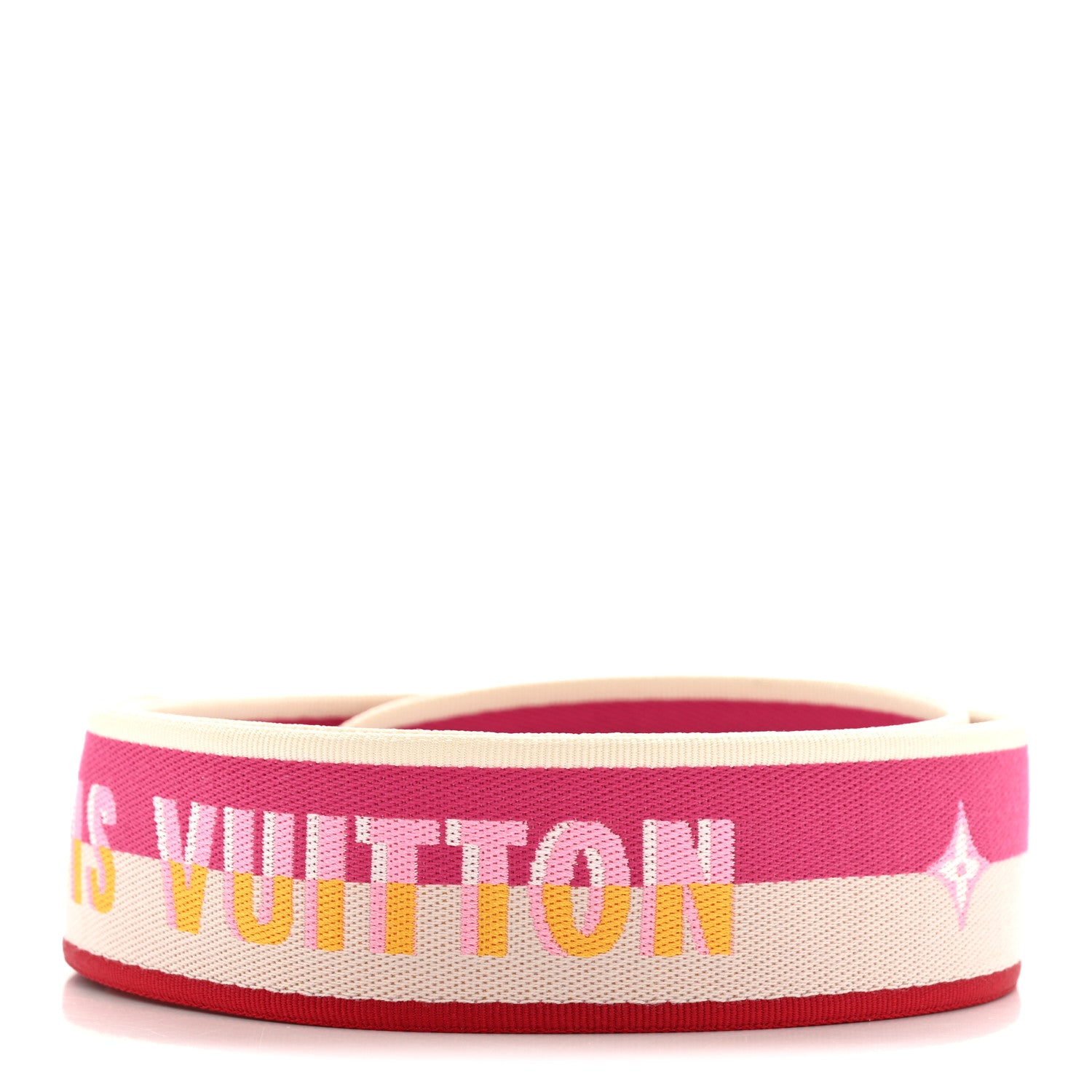 Louis Vuitton Jacquard Speedy Bandouliere 20 Shoulder Strap Fuchsia 2 of 6