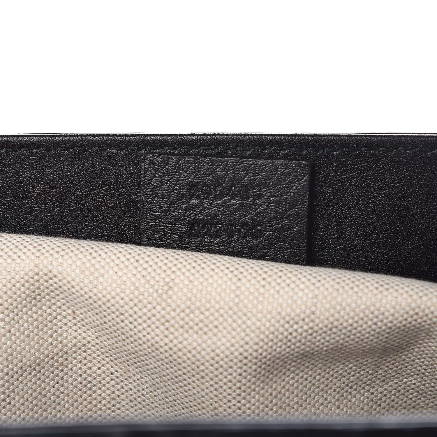 Gucci Guccissima Large Emily Chain Shoulder Bag Black 7 of 12