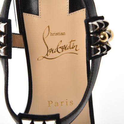 Christian Louboutin Nappa Kaleidra 25 T-Strap Sandals 39 Black 7 of 8