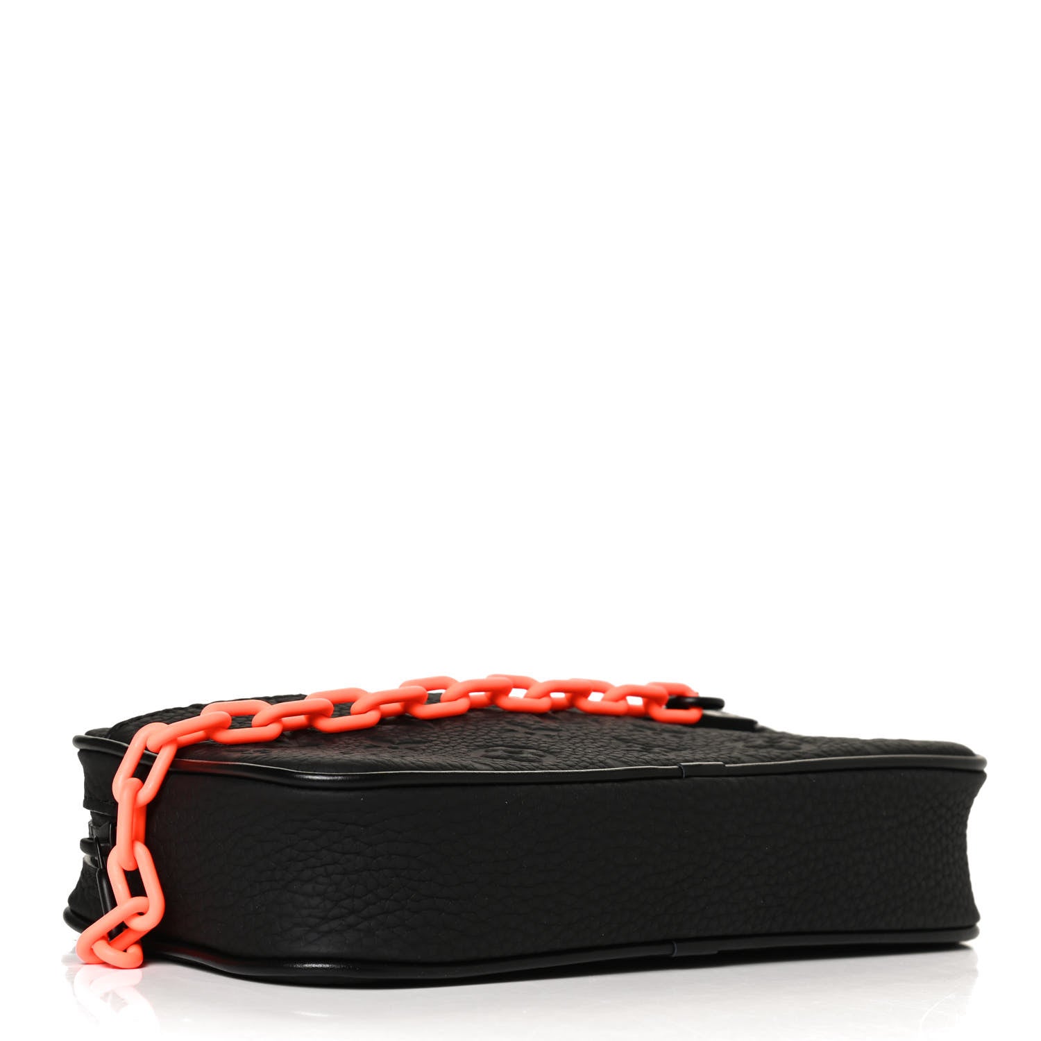 Louis Vuitton Taurillon Monogram Uniformes Solar Ray Soft Pochette Volga Belt Bag Black 4 of 12