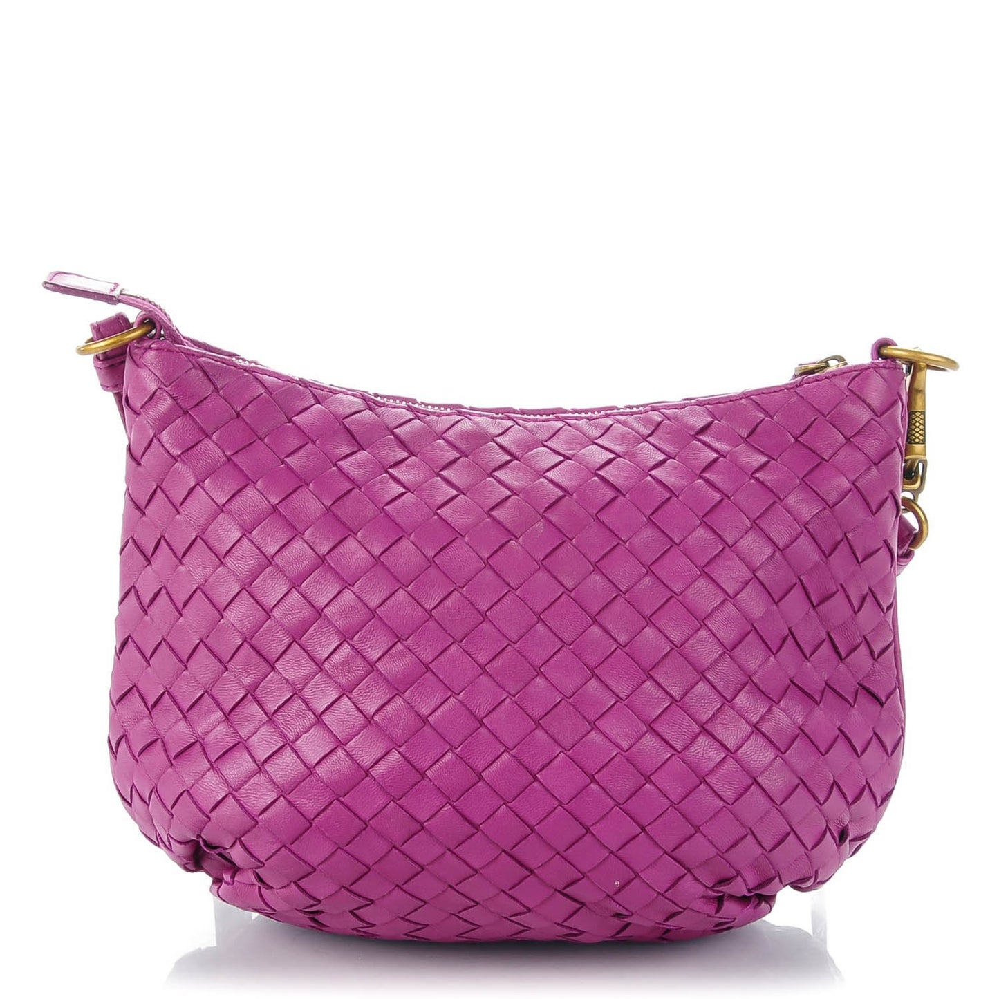Nappa Intrecciato Mini Shoulder Bag Orchid
