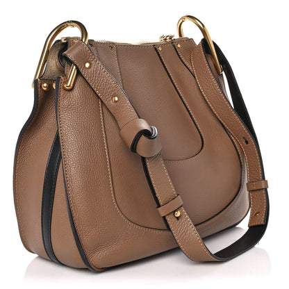 Chloe Grained Calfskin Small Hayley Hobo Nut 3 of 10