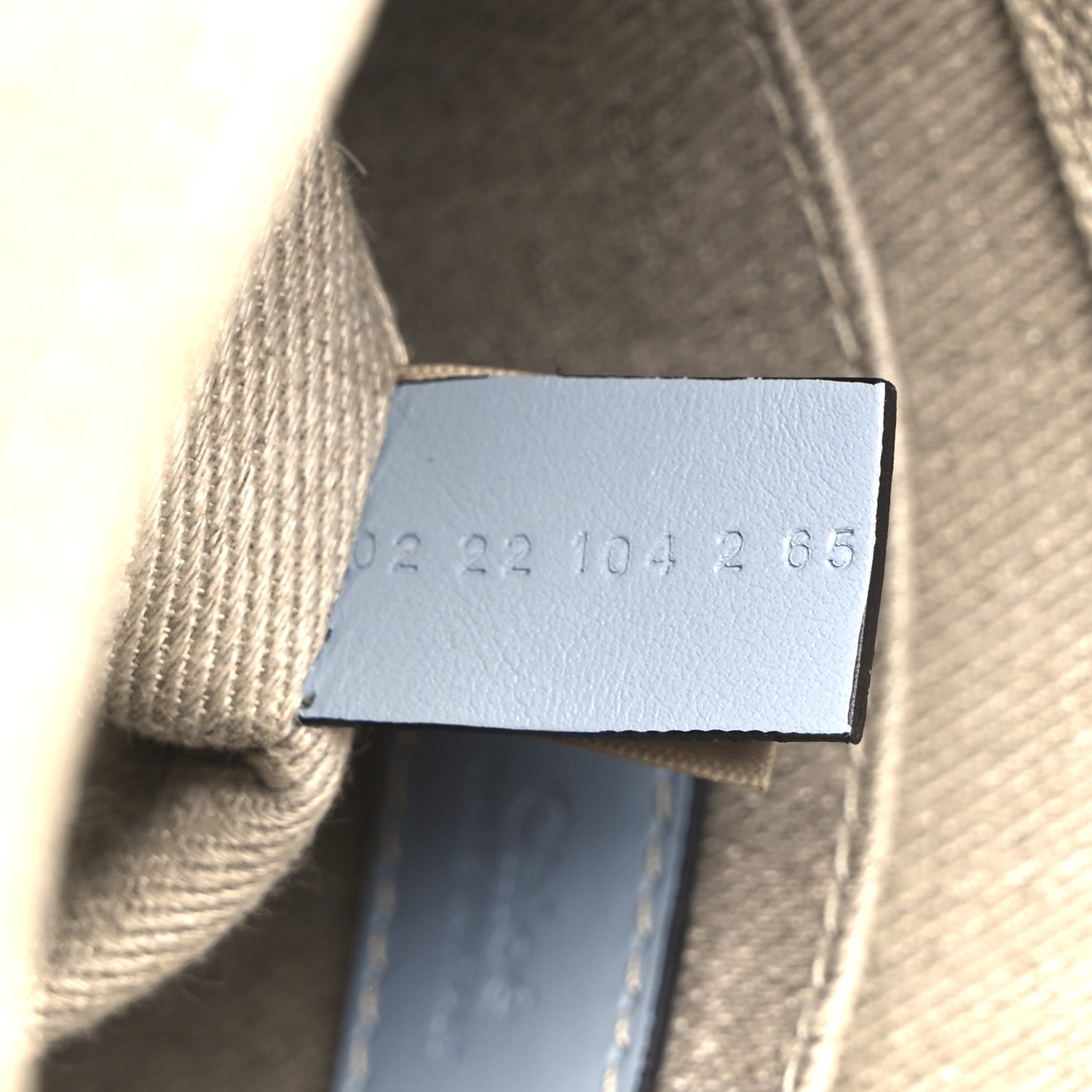 Chloe Cotton Calfskin Small Woody Ribbon Tote With Strap Light Blue 8 of 11