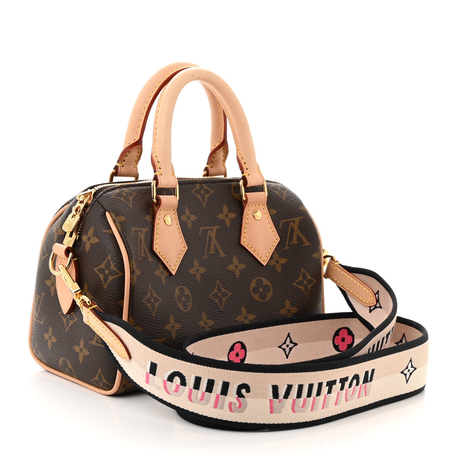 Louis Vuitton Monogram Speedy Bandouliere 20 Black 3 of 10