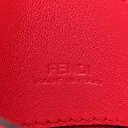 Fendi Nappa Matisse FF Embossed Nano Baguette Charm Lampone 6 of 15