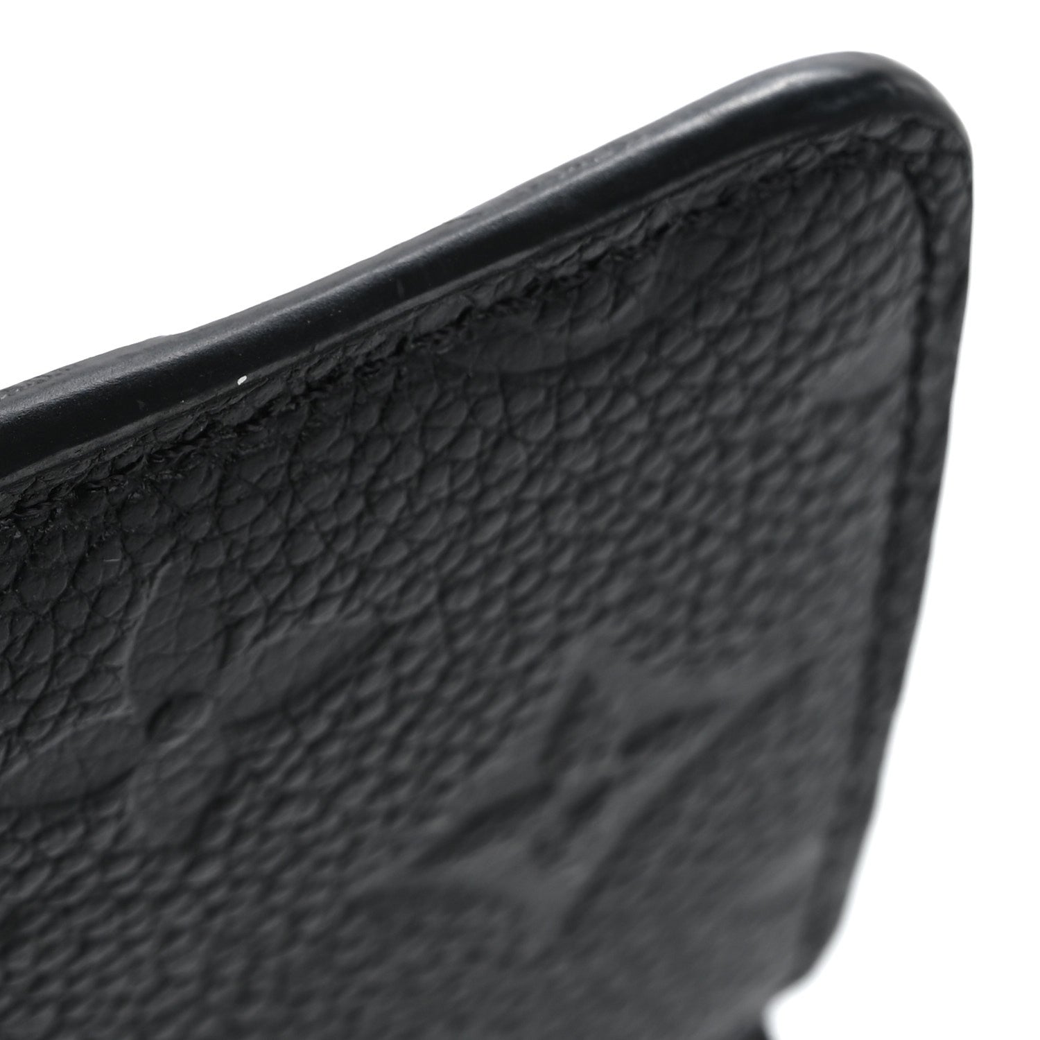 Louis Vuitton Empreinte Monogram Zipped Romy Card Holder Black 8 of 9
