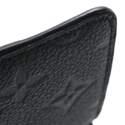 Louis Vuitton Empreinte Monogram Zipped Romy Card Holder Black 8 of 9