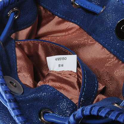 Stella McCartney Faux Leather Small Falabella Shoulder Bag Blue 7 of 16