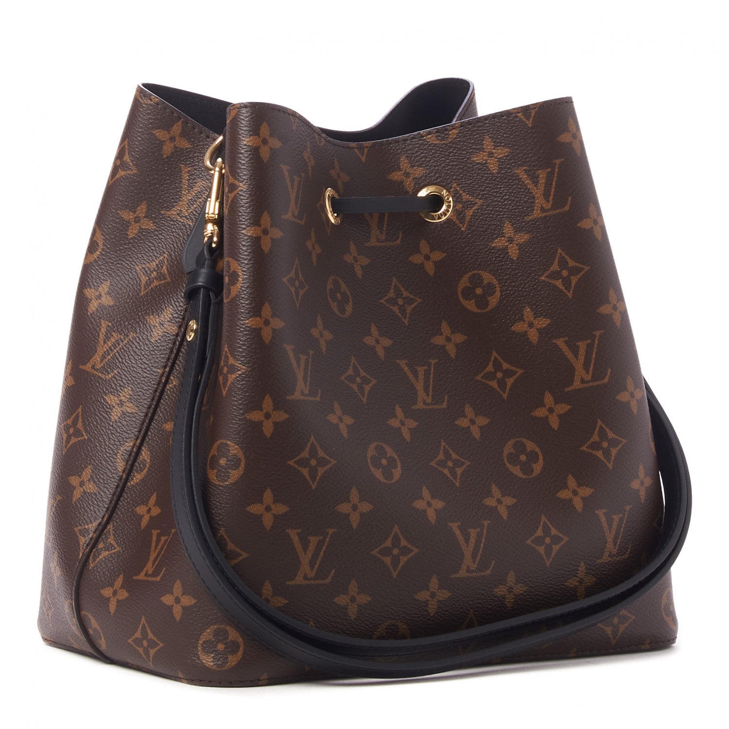 Louis Vuitton Monogram Neonoe MM Black 3 of 9
