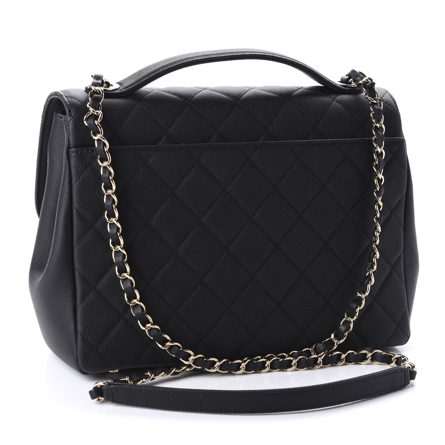 Chanel Caviar Quilted Large Business Affinity Flap Black 3 of 11