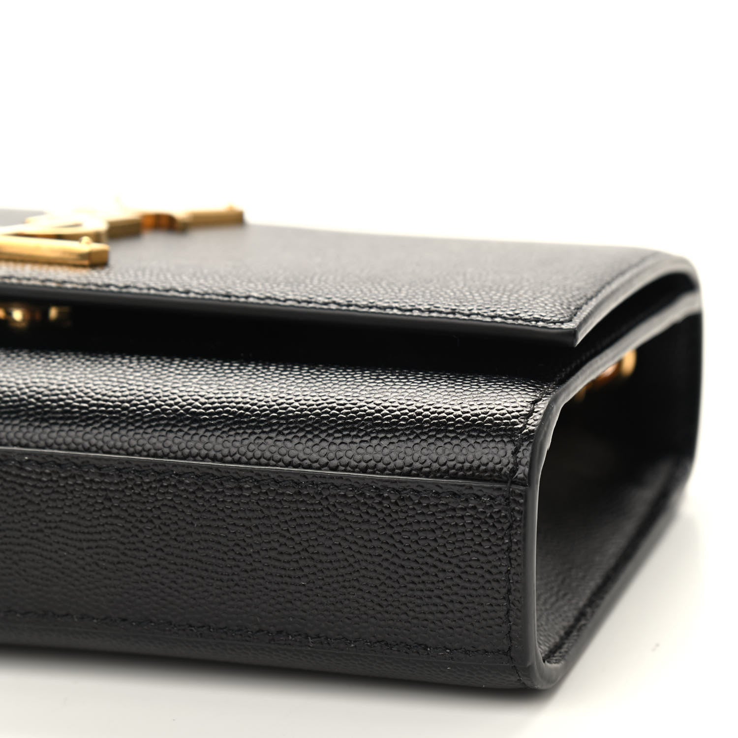 Saint Laurent Grain De Poudre Small Monogram Kate Satchel Black 7 of 7
