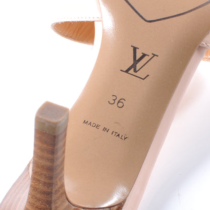 Louis Vuitton Patent Open Toe Mules 36 5 of 5