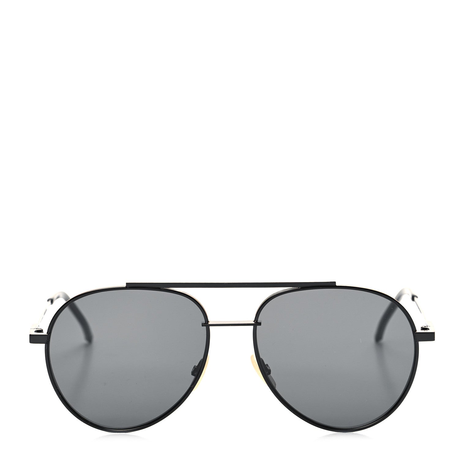 Fendi Metal Aviator Sunglasses FF0222/S Black 4 of 7