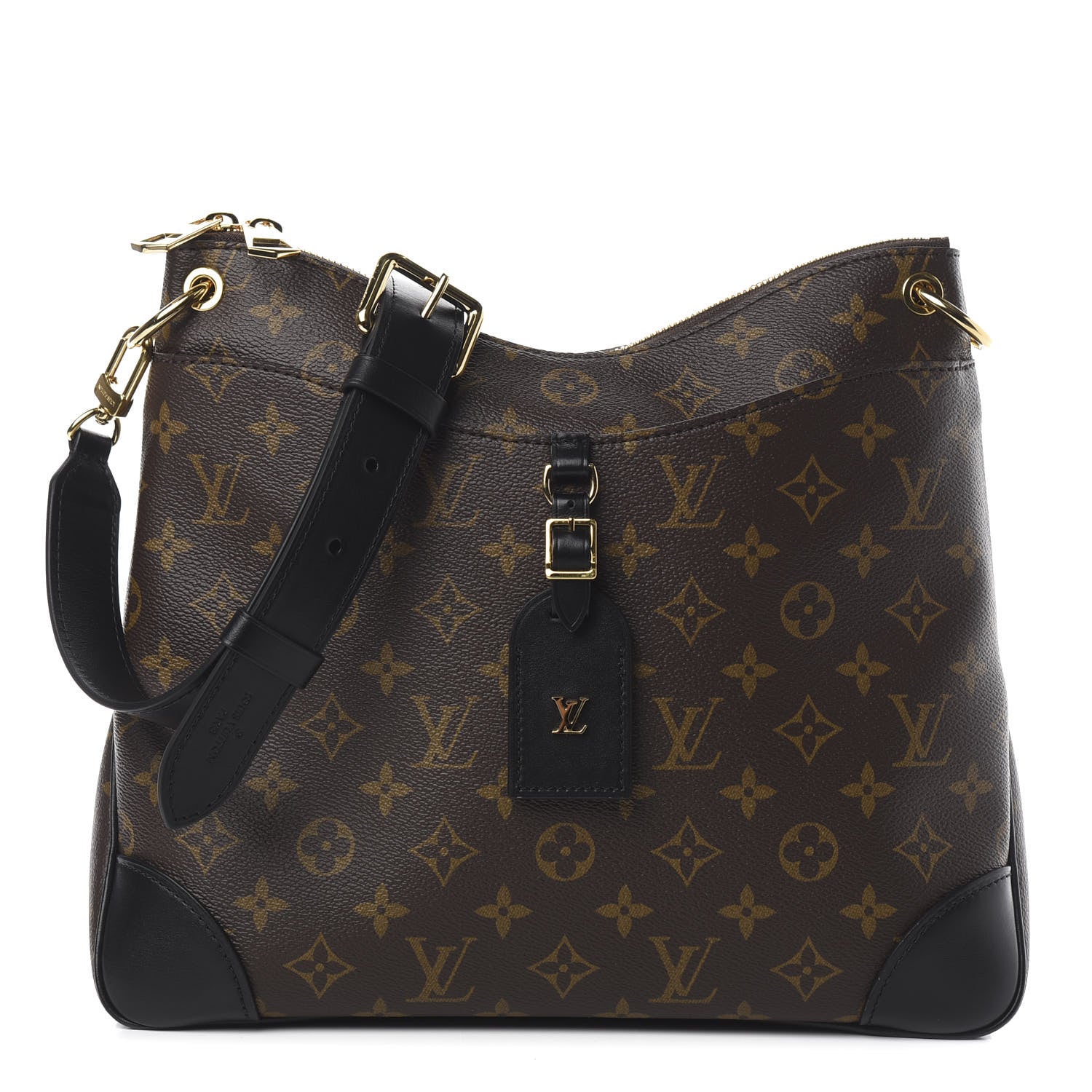 Louis Vuitton Monogram Odeon MM Black 1 of 11