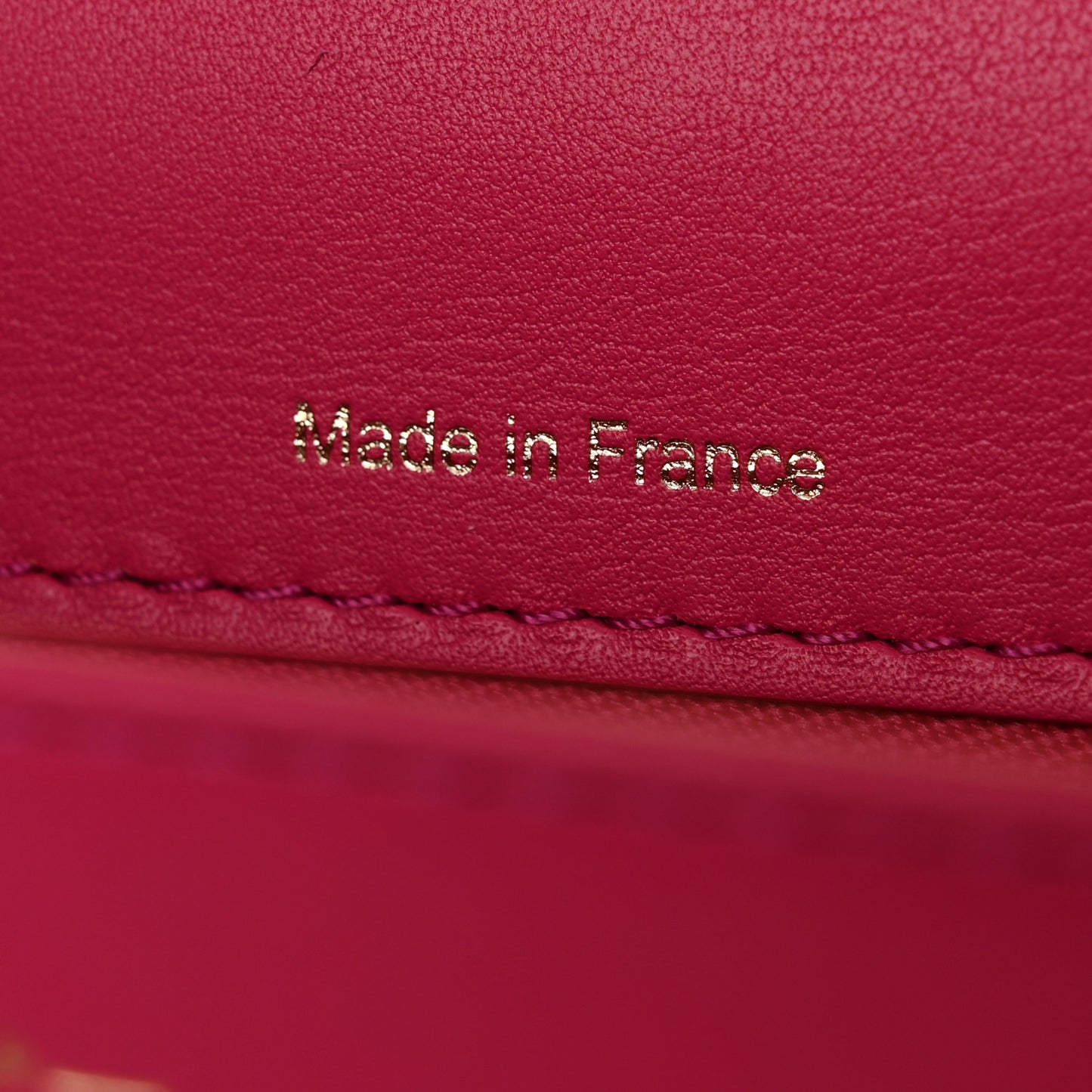 Calfskin MM Tempete Satchel Fuchsia