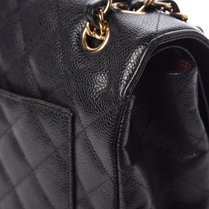 Chanel Caviar Quilted Maxi Double Flap Black 10 of 19