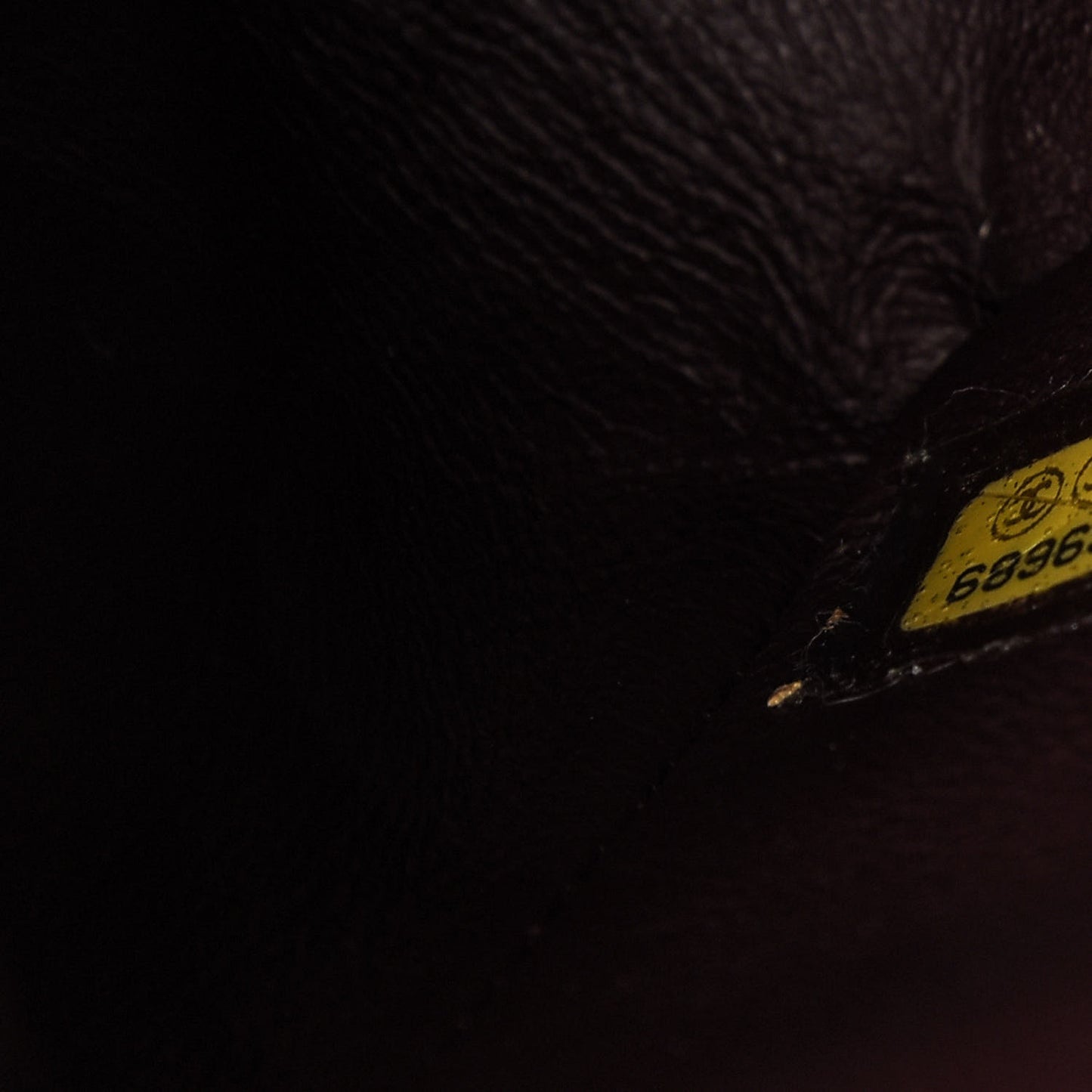 Lambskin Quilted Small Double Flap Black