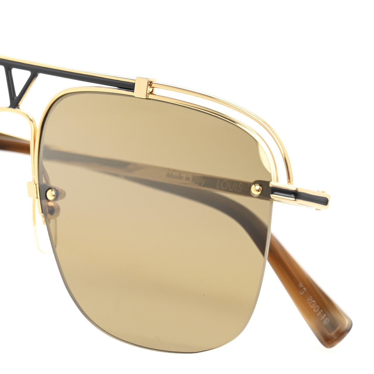 Metal LV Boarding Sunglasses Z2335W Gold