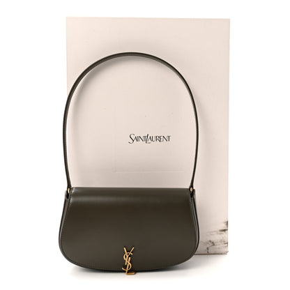 Saint Laurent Box Calfskin Mini Voltaire Shoulder Bag  Deep Musk 10 of 10