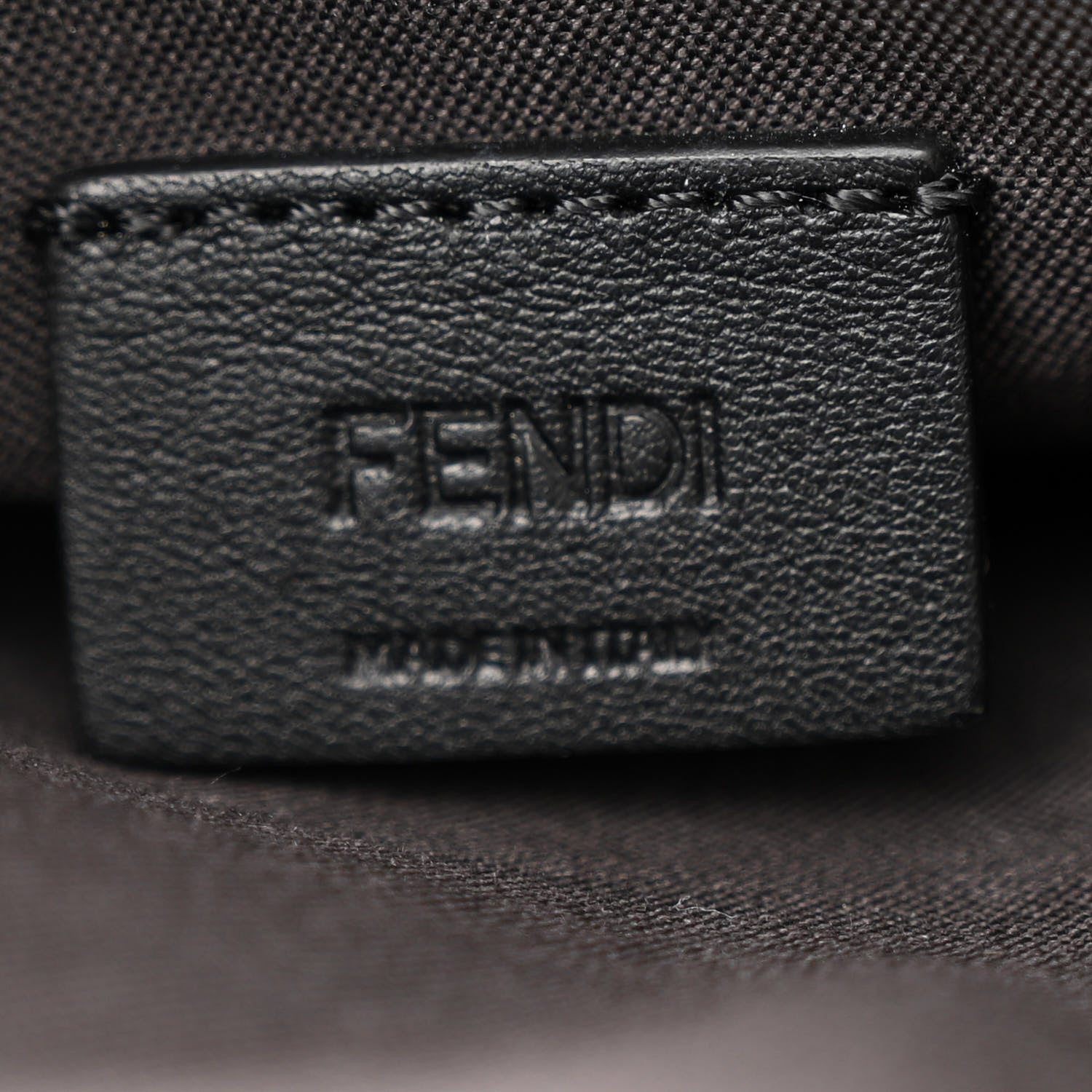 Fendi Vitello Soft F is Fendi Bi-Color FF 1974 Embossed Envelope Wallet On Chain with Pouches Maya Black 7 of 16