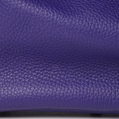Hermes Taurillon Clemence Lindy 30 Iris 12 of 12