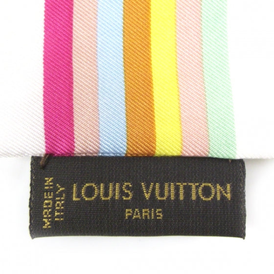 Louis Vuitton Silk Monogram Multicolor Bandeau White 5 of 6