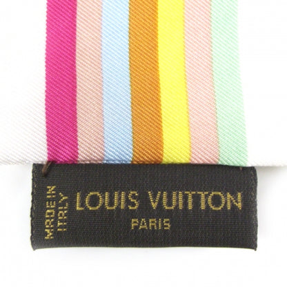 Louis Vuitton Silk Monogram Multicolor Bandeau White 5 of 6