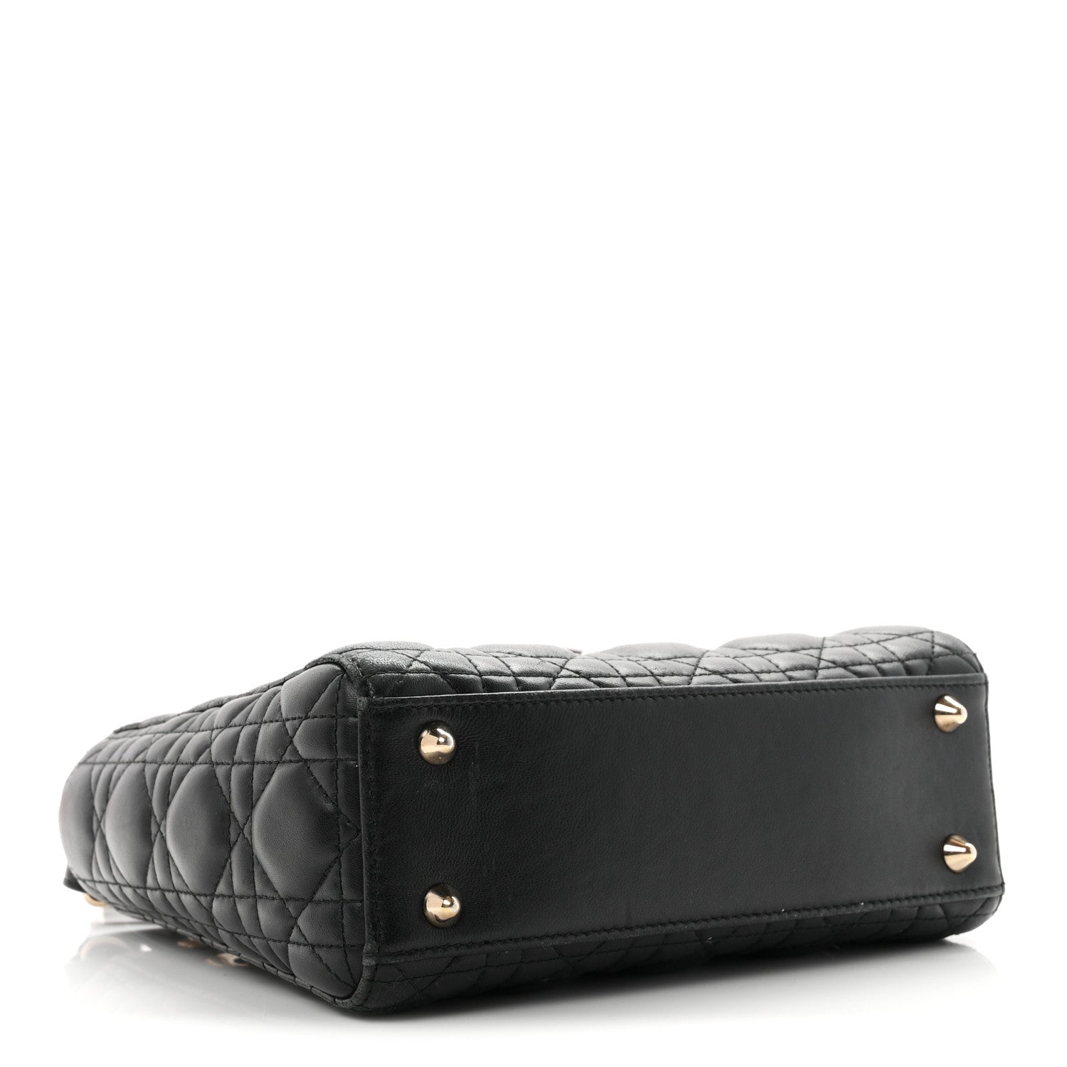 Christian Dior Lambskin Cannage Small Lucky Badges My Lady Dior Black 4 of 12