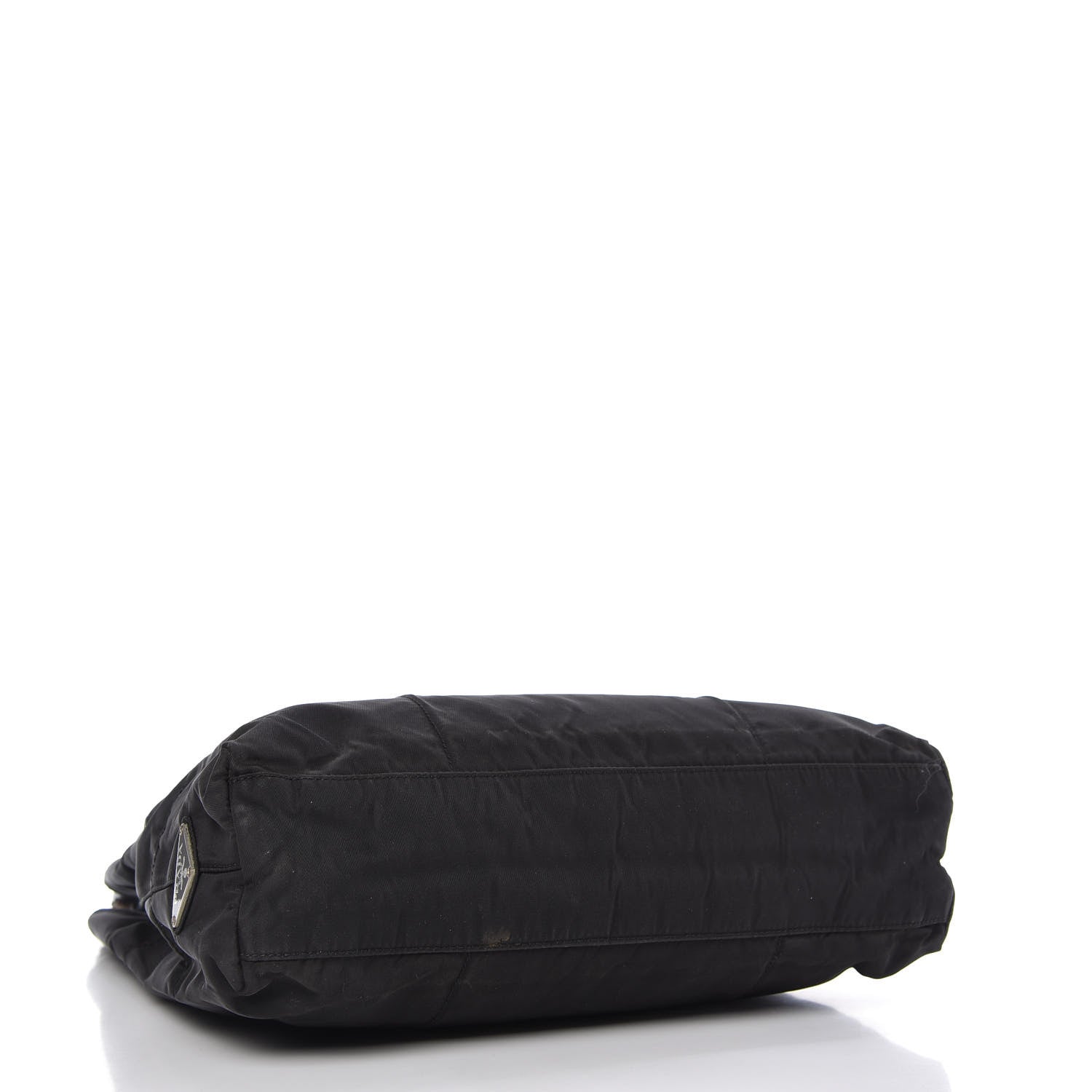 Prada Tessuto Nylon Chain Shoulder Bag Black 4 of 9