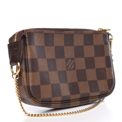 Louis Vuitton Damier Ebene Mini Pochette Accessories 3 of 7