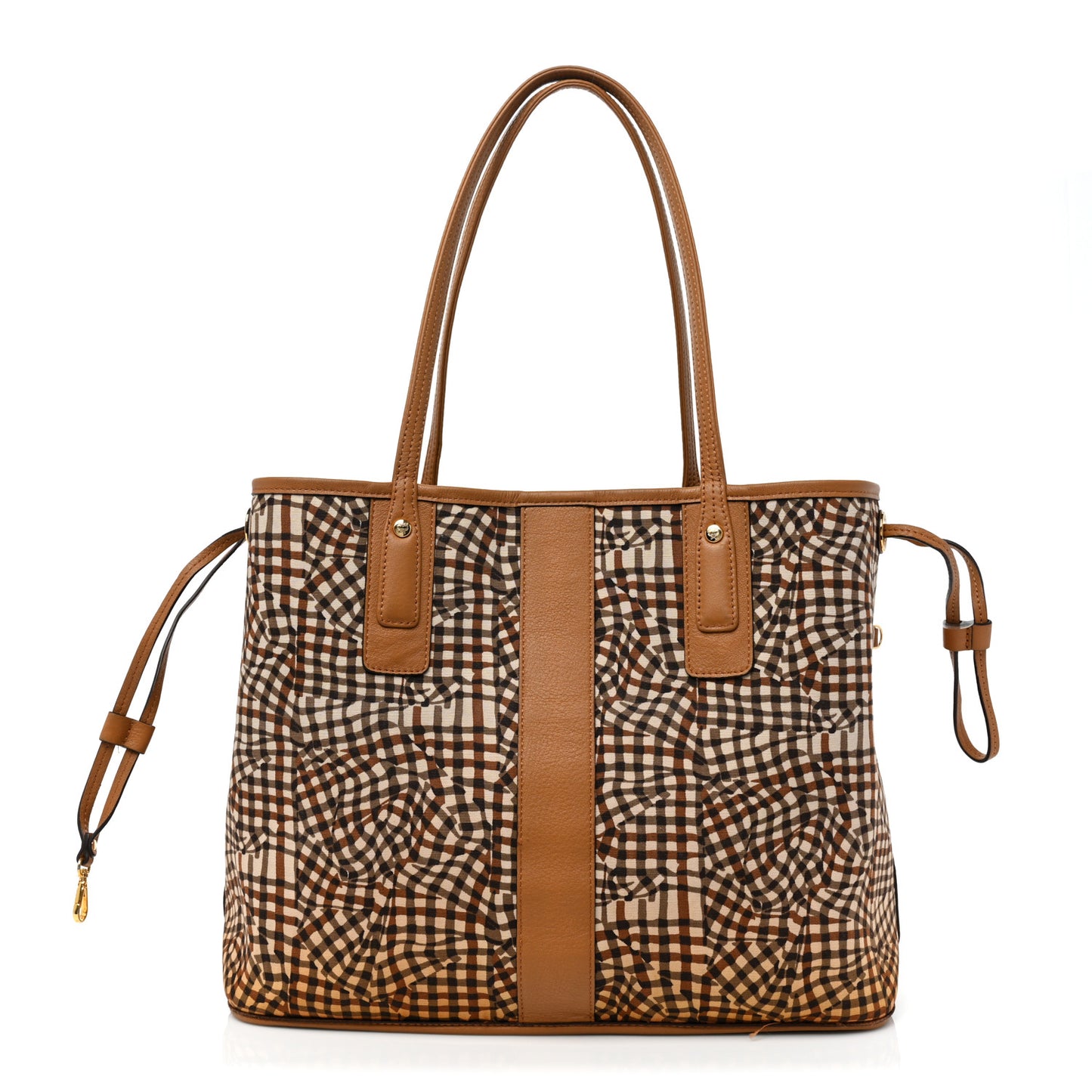 Visetos Medium Liz Reversible Shopper Tote Cognac