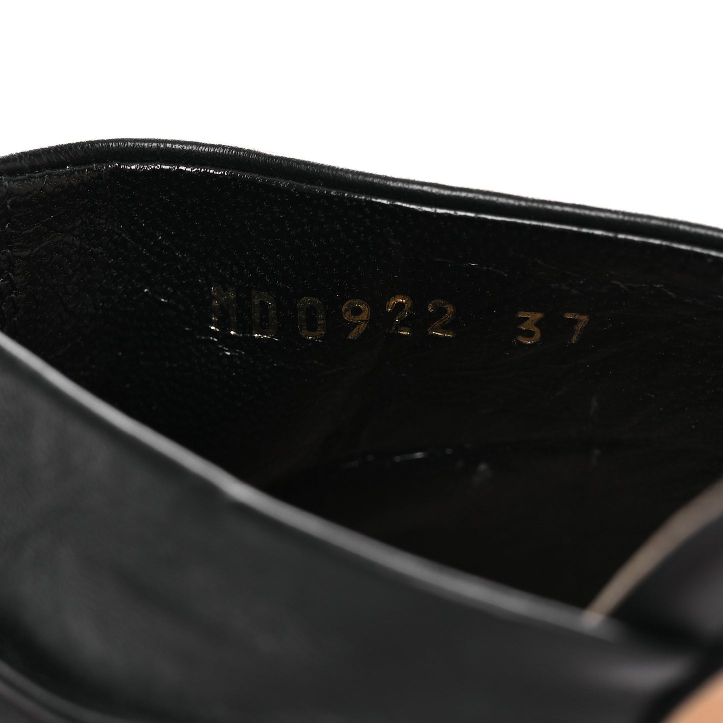 Lambskin D-Fame Mule Sandals 37 Black