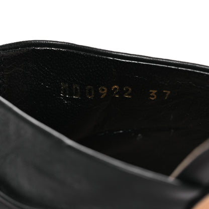 Christian Dior Lambskin D-Fame Mule Sandals 37 Black 10 of 11
